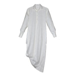 Pre-order : WHITE CECILIA REVERSIBLE LINEN TUNIC