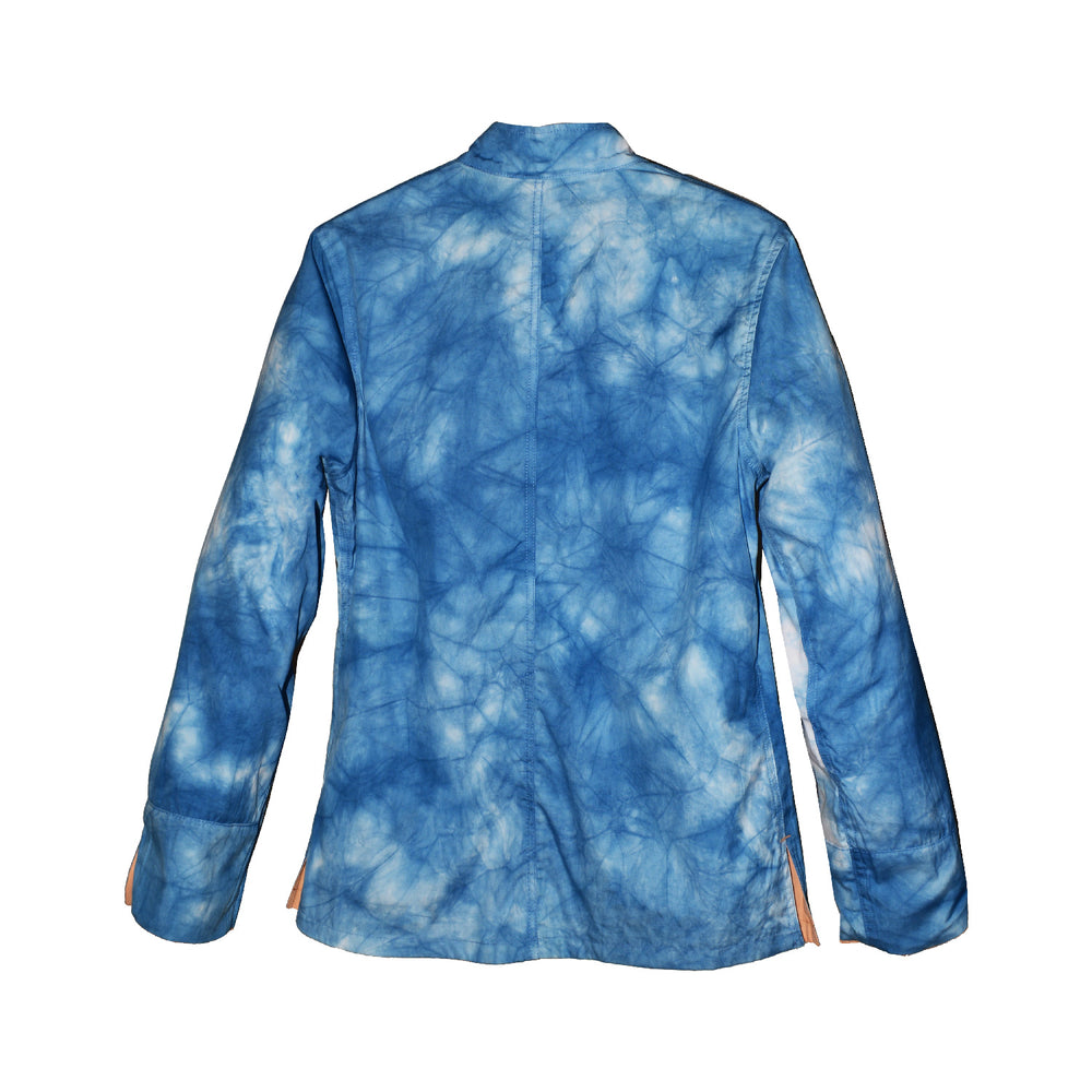 DUNE AND INDIGO TIE-DYE PUN REVERSIBLE JACKET