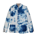 INDIGO TIE-DYE AND SLATE PUN REVERSIBLE JACKET