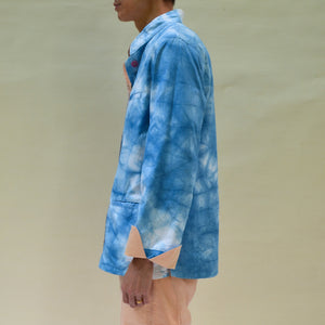 DUNE AND INDIGO TIE-DYE PUN REVERSIBLE JACKET