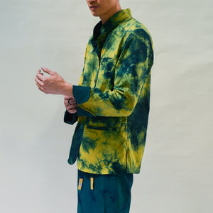 MOSS AND MANGO MOSS TIE-DYE PUN REVERSIBLE JACKET