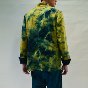 MOSS AND MANGO MOSS TIE-DYE PUN REVERSIBLE JACKET